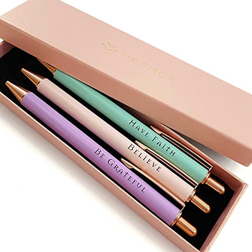 MESMOS Pastel Pens Christian Gifts Religious Gifts for Women Bible Pens No Bleed