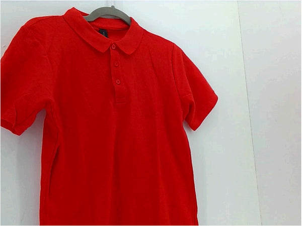 Gildan Womens Polo Regular Short Sleeve Polo Color Red Size Small