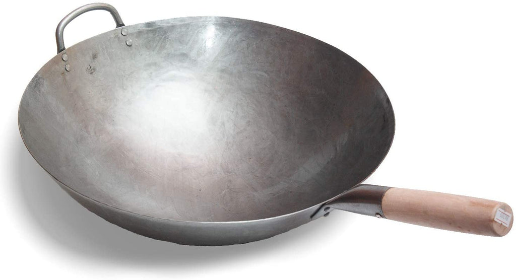 Wok Cover for 14 Hand Hammered Wok, 13 inch Flat Wok Lid Taza