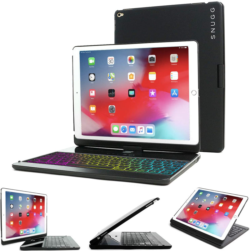 Snugg Wireless Backlit Bluetooth Keyboard Case Cover for Apple Ipad Air Pro 10.5