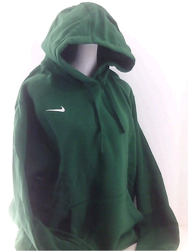 Nike Club Fleece Pullover Hoodie Dark Green Size X-Large