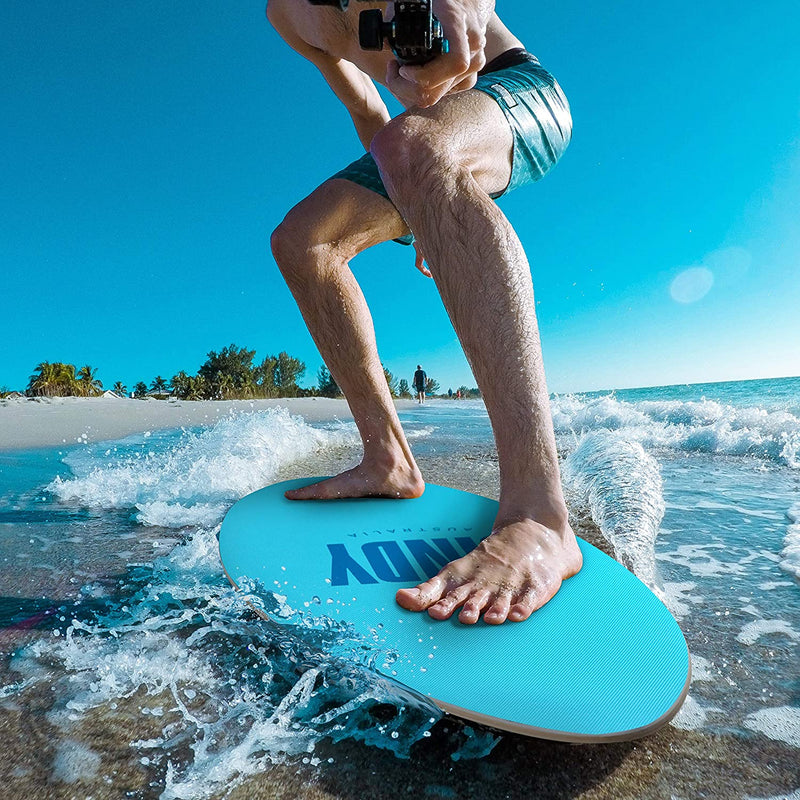 BINDYAUS Skim board Grip Pad Top & Wood Skim Boards for Beach, Bag Included