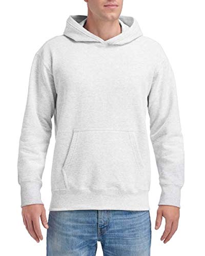Gildan Hammer Men Adult 9 Hooded Sweatshirt XS ASH GREY Hoodies