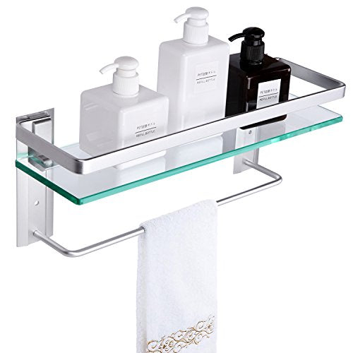  Vdomus Acrylic Bathroom Shelves, Acrylic Shelf Transparent Wall  Mounted, No Drilling Extra Thick Acrylic Shower Shelf, Clear Storage  Display Shelving, 2 Pack : Tools & Home Improvement