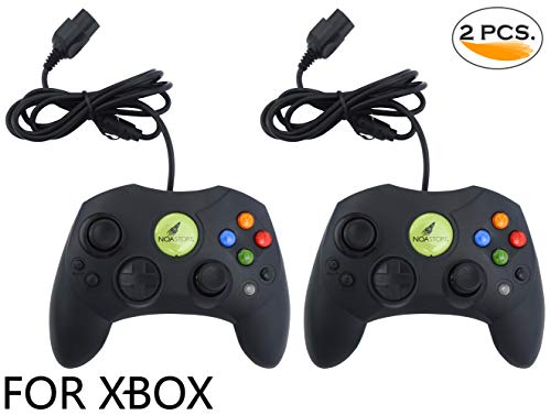 Noa Store 2 Lot Black Controller Pads Compatible With Microsoft Xbox X System