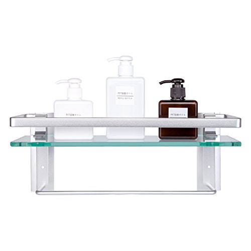  Vdomus Acrylic Bathroom Shelves, Acrylic Shelf Transparent Wall  Mounted, No Drilling Extra Thick Acrylic Shower Shelf, Clear Storage  Display Shelving, 2 Pack : Tools & Home Improvement