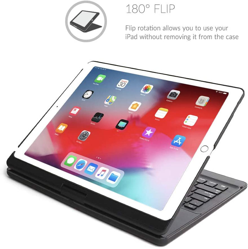 Snugg Wireless Backlit Bluetooth Keyboard Case Cover for Apple Ipad Air Pro 10.5