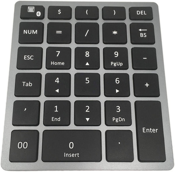 Teclado numérico inalámbrico Bluetooth para ordenador portátil