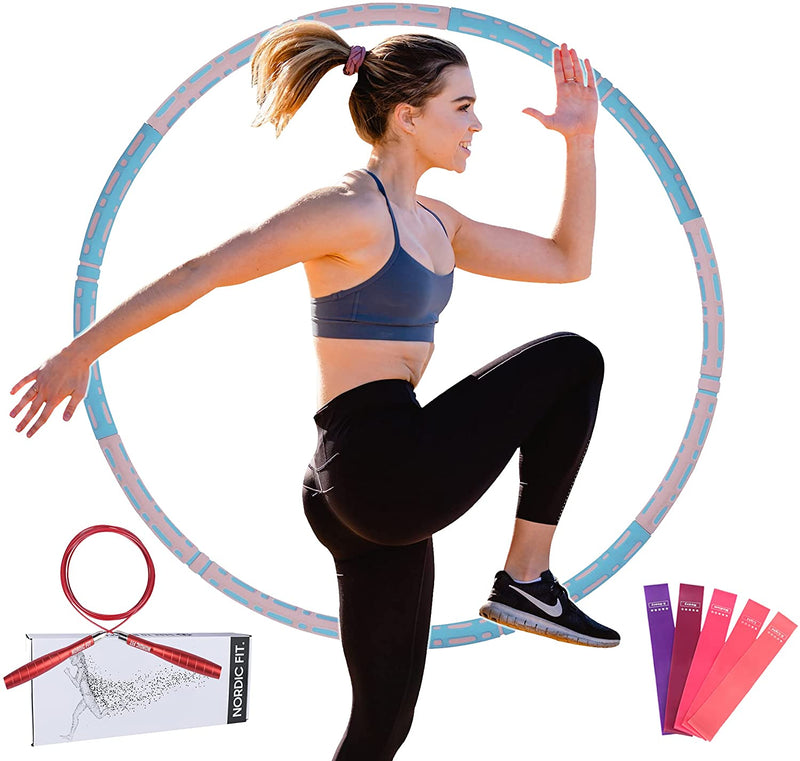 Exercise Hula Hoop Jump Rope for Adults Resistance Bands