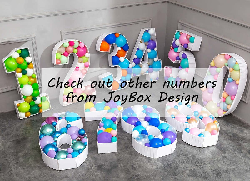 Buy Mosaic Numbers for Balloons 4ft Marquee Numbers Pre-cut Light